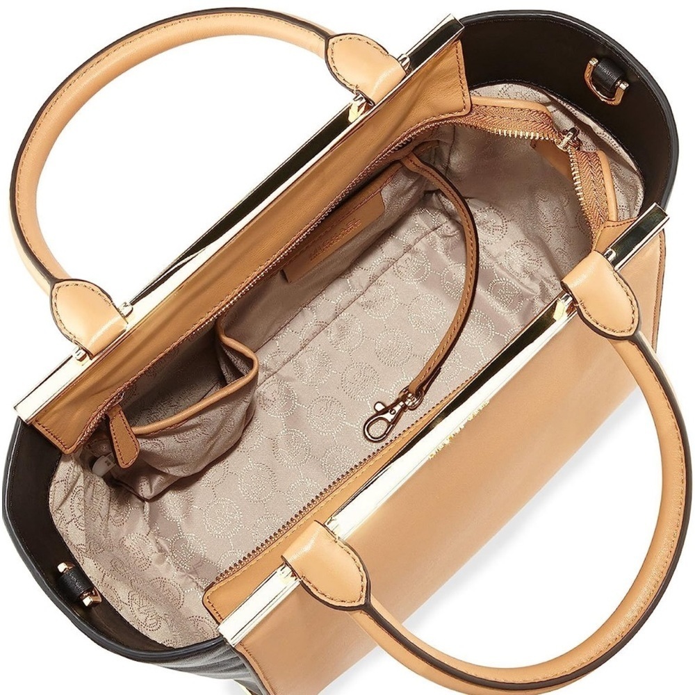 Michael Kors Lana Colorblock Leather Medium Bag - Picture 3 of 16